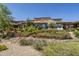 Landscaped backyard with desert landscaping and patio at 813 E Verde Blvd, Queen Creek, AZ 85140