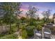 Evening view of patio with seating and community view at 813 E Verde Blvd, Queen Creek, AZ 85140