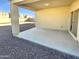 Covered patio with concrete flooring and gravel landscaping at 8148 W Atlantis Way, Phoenix, AZ 85043