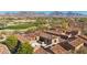 Aerial view of community, highlighting homes and golf course at 8534 E Angel Spirit Dr, Scottsdale, AZ 85255