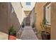 Inviting entryway with a courtyard and pathway at 8534 E Angel Spirit Dr, Scottsdale, AZ 85255