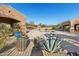 Relaxing pool area with desert landscaping and covered seating at 8534 E Angel Spirit Dr, Scottsdale, AZ 85255