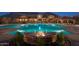 Resort-style pool with fountain and clubhouse at 8725 E Indigo St, Mesa, AZ 85207