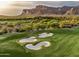 Aerial view of golf course with sand traps and trees at 9505 E Superstition Mountain Dr, Gold Canyon, AZ 85118