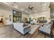 Bright and airy living room with hardwood floors and open floor plan at 9505 E Superstition Mountain Dr, Gold Canyon, AZ 85118