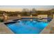 Luxury pool and spa with mountain backdrop at 9505 E Superstition Mountain Dr, Gold Canyon, AZ 85118