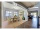 Bright dining room with a large table and hutch at 9778 E Barley Rd, Florence, AZ 85132