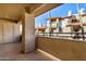 Private balcony with views of the surrounding community at 10410 N Cave Creek Rd # 2060, Phoenix, AZ 85020