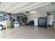 Spacious garage with overhead storage and room for bikes at 11971 E Chevelon Trl, Gold Canyon, AZ 85118