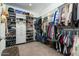 Spacious walk-in closet with ample shelving and hanging space at 11971 E Chevelon Trl, Gold Canyon, AZ 85118