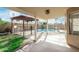 Relaxing backyard with a fenced-in pool and patio cover at 1209 N Newport St, Chandler, AZ 85225