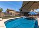 Sparkling swimming pool in a well-maintained backyard, perfect for relaxation and recreation at 12378 W Roma Ave, Avondale, AZ 85392