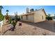 Landscaped backyard with desert plants and gravel at 1498 Leisure World --, Mesa, AZ 85206