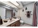 Clean bathroom with a single vanity and shower/tub combo at 1498 Leisure World --, Mesa, AZ 85206