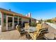 Relaxing patio with seating area, perfect for outdoor dining at 1498 Leisure World --, Mesa, AZ 85206