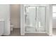 Clean bathroom with shower and toilet at 1523 S 223Rd Dr, Buckeye, AZ 85326