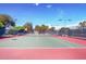 Well-maintained tennis court with ample space at 19122 N 90Th Dr, Peoria, AZ 85382