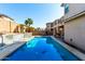 Long refreshing pool in a sunny backyard at 25822 W Magnolia St, Buckeye, AZ 85326