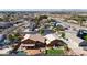 Aerial view of house, pool, and backyard; desirable neighborhood location at 2837 N Whiting Cir, Mesa, AZ 85213