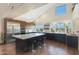 Spacious kitchen featuring modern cabinetry and a large island at 2837 N Whiting Cir, Mesa, AZ 85213