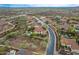 Aerial view of a beautiful home nestled in a quiet desert community at 30773 N 129Th Ave, Peoria, AZ 85383