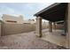 Covered patio with gravel and stucco walls at 4116 E Sunnyside Dr, Phoenix, AZ 85028