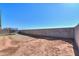 Backyard with a block wall and a trampoline at 5175 W Warren Dr, Casa Grande, AZ 85194