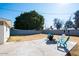 Backyard with patio, fire pit, and grassy area at 621 W Howe St, Tempe, AZ 85281