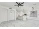 Open concept dining area with marble flooring and modern lighting at 7235 E Norwood St, Mesa, AZ 85207