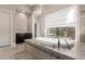 Serene bathroom featuring a large soaking tub, natural light, and sleek fixtures at 7456 S Brighton --, Queen Creek, AZ 85142