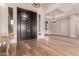 Entryway with grand foyer, hardwood floors, and chandelier at 7456 S Brighton --, Queen Creek, AZ 85142