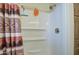 Clean shower with built-in shelving at 7750 E Broadway Rd # 684, Mesa, AZ 85208