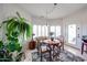 Breakfast nook area with views of the landscaped yard at 9015 E Hackamore Dr, Scottsdale, AZ 85255