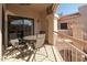 Private patio with table and chairs, perfect for relaxing at 9151 W Greenway Rd # 276, Peoria, AZ 85381