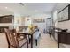 Dining room with wood table, bench seating, and decorative accents at 12530 W Levi Dr, Avondale, AZ 85323