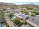 Aerial view showing home, pool, and surrounding neighborhood at 2415 E Cochise Rd, Phoenix, AZ 85028