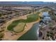 Aerial view of golf course with water features at 26335 W Burnett Rd, Buckeye, AZ 85396