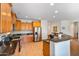 Kitchen with granite countertops, stainless steel appliances, and an island at 26335 W Burnett Rd, Buckeye, AZ 85396