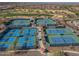 Aerial view of tennis and pickleball courts at 26335 W Burnett Rd, Buckeye, AZ 85396