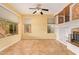 Cozy Gathering room with tile floors, fireplace and large windows at 2927 W Plum Hollow Dr, Anthem, AZ 85086