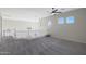 Loft area overlooking the main floor with white railing at 3007 S Colonial St, Gilbert, AZ 85295