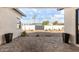 A shot of the back patio featuring patterned pavers at 3021 N 47Th St, Phoenix, AZ 85018