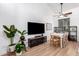 Light and airy living area with dining space at 428 N Mahogany Ct, Gilbert, AZ 85233
