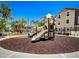 Community playground with play structures for children at 428 N Mahogany Ct, Gilbert, AZ 85233