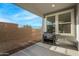 Outdoor patio with built-in grill, perfect for entertaining at 4746 S Ferric --, Mesa, AZ 85212