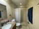 Clean bathroom with shower stall, toilet and vanity at 4830 S 22Nd Pl, Phoenix, AZ 85040