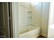 Clean bathroom with a shower/tub combo at 7 N 87Th Dr, Tolleson, AZ 85353