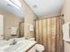 Bathroom with a shower/tub combo and a single vanity at 11422 W Pinehollow Dr, Surprise, AZ 85378