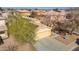 Aerial view of a single story house at 12000 W Bloomfield Rd, El Mirage, AZ 85335