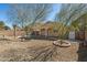 Large backyard with patio and landscaping at 12000 W Bloomfield Rd, El Mirage, AZ 85335